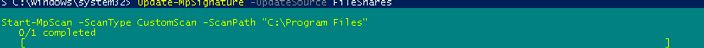 disable windows defender via powershell