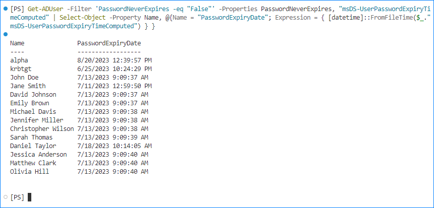 group policy for password expiration