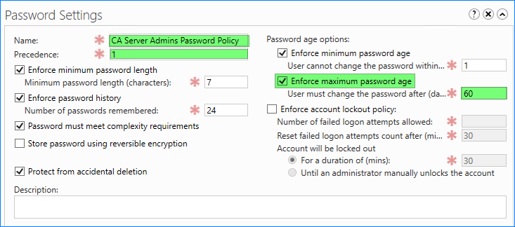 set password expiration date active directory