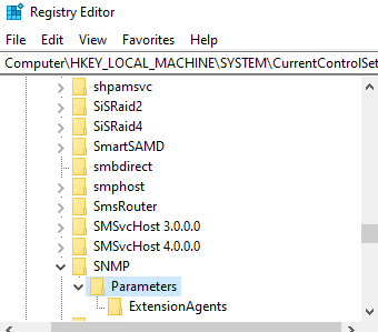 add snmp to windows