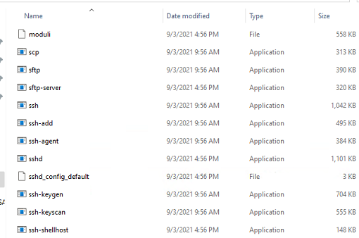 ssh to windows 10