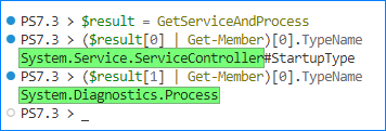 powershell return from function