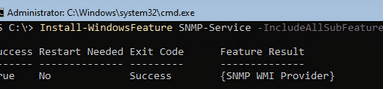 how to install snmp service in windows