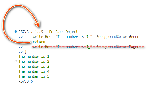 powershell return value from function