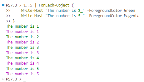 powershell function return string