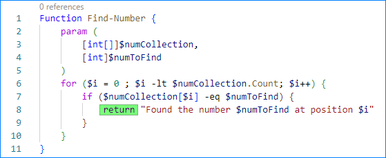 powershell return object from function