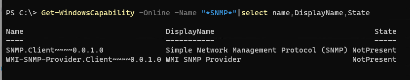 enable snmp windows