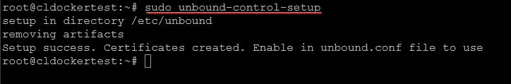 unbound config