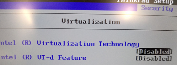 one of the hyper-v components is not running