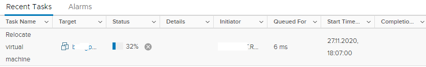 esxi thick to thin provisioning