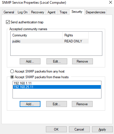 powershell install snmp