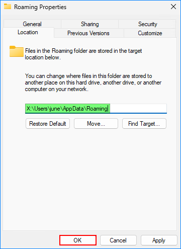 how to clear appdata
