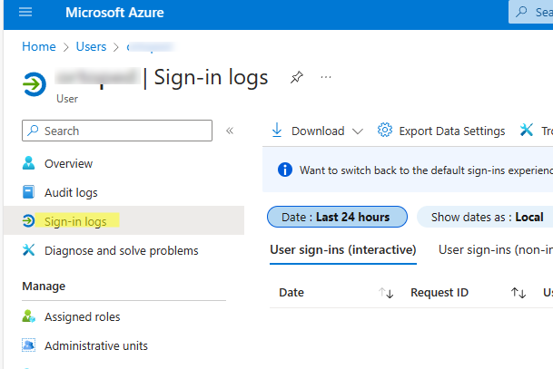 get azureadauditsigninlogs examples
