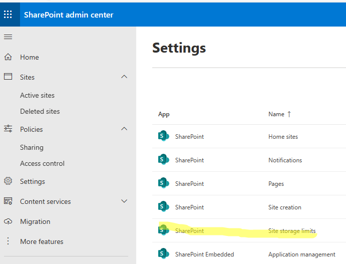 sharepoint document library size limit